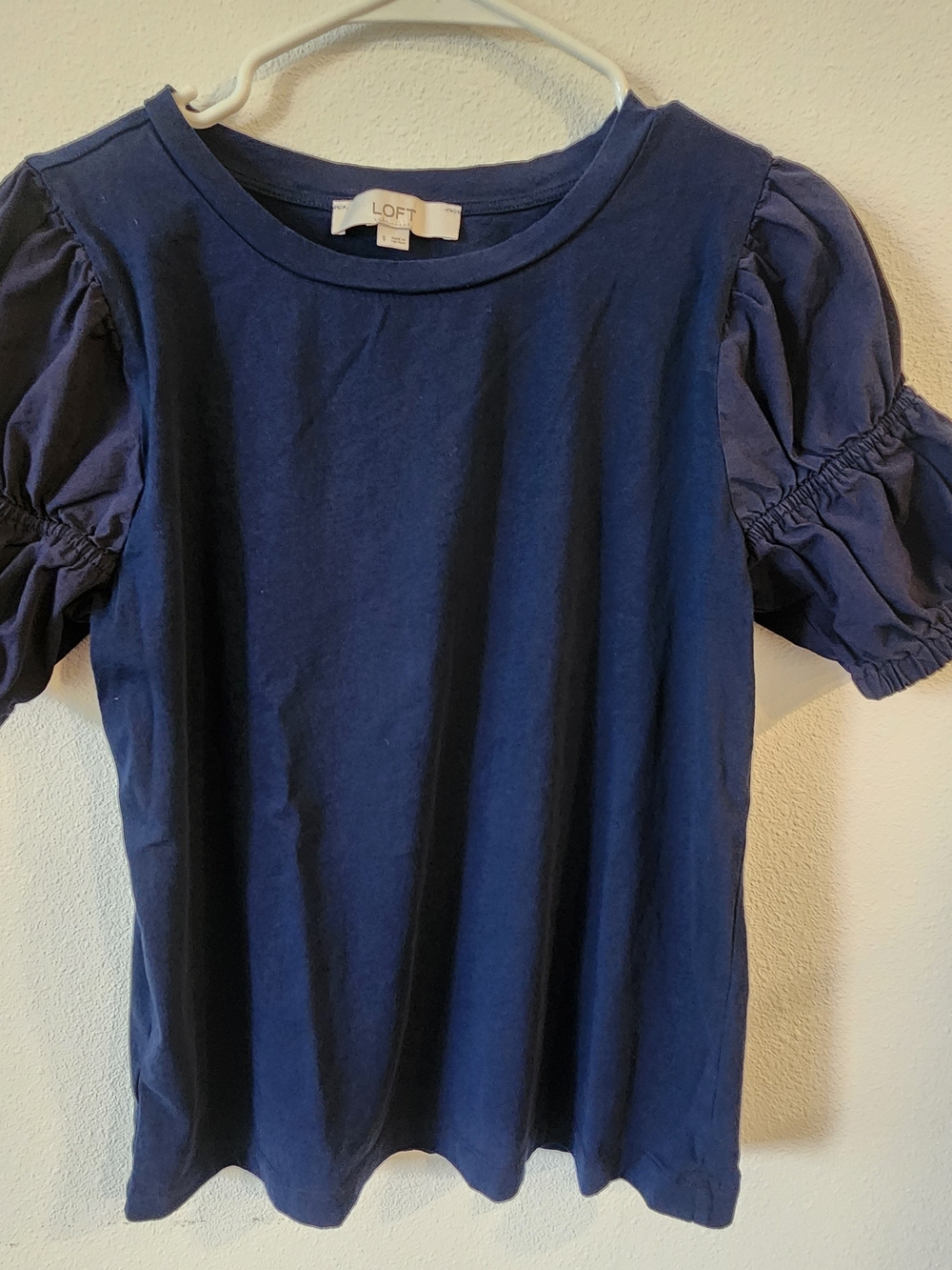 LOFT Navy Puff Sleeve Tee for Kids